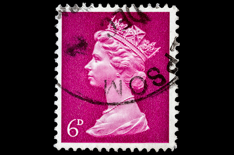 Photo of a postage stamp